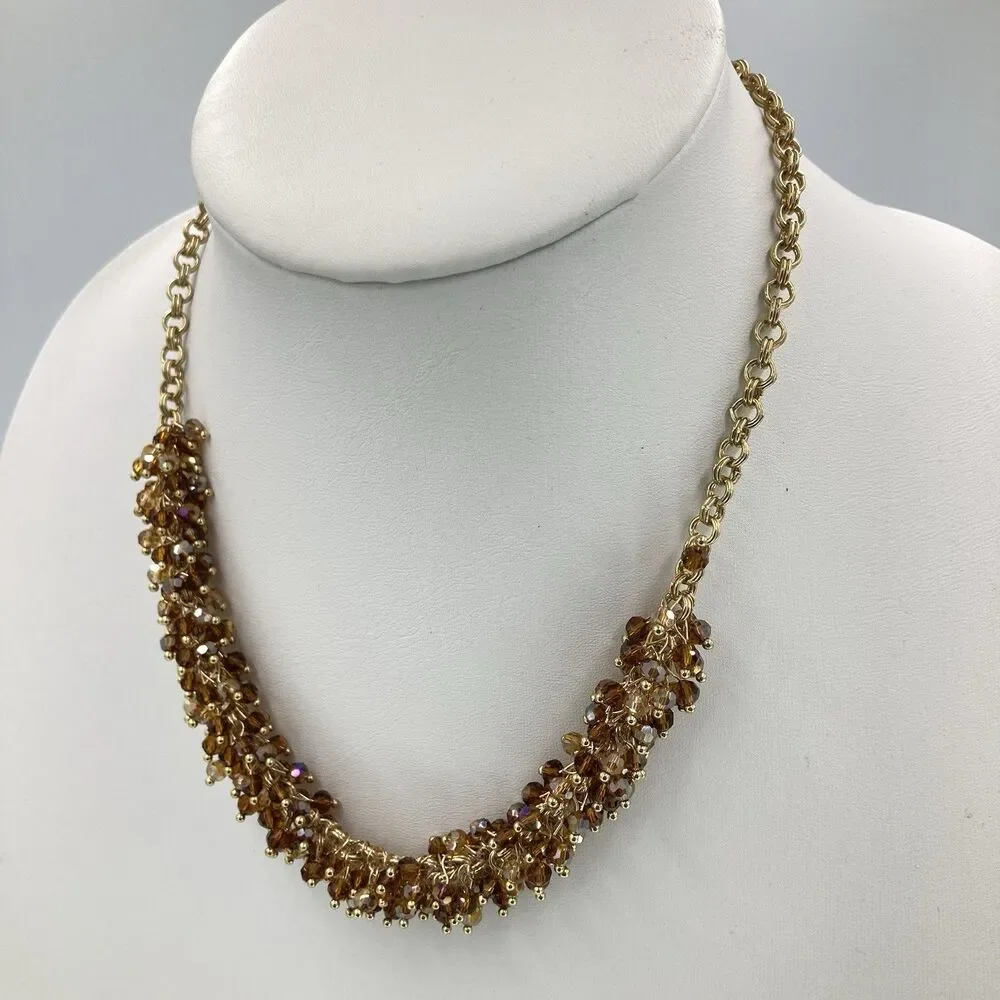 Vintage Gold Tone Necklace 21